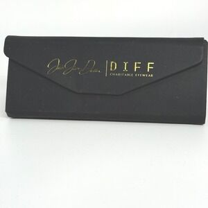DIFF Charitable Eyewear x Jessie James Decker Black Folding Sunglasses Case 2